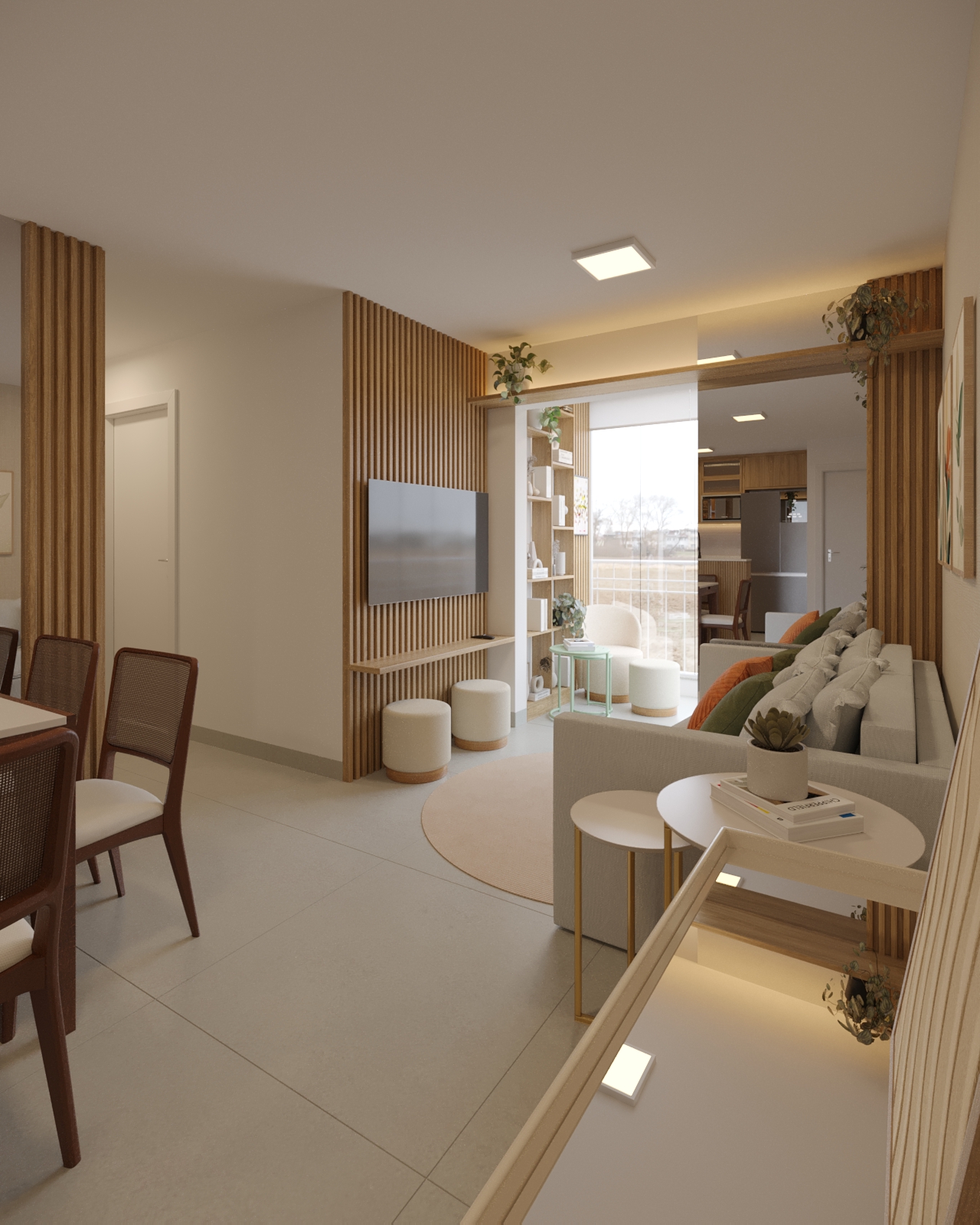 Apartamento Essencial | Leveza, Madeira e Conforto